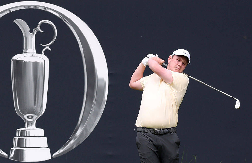 Robert MacIntyre during a practice round at Royal Portrush
